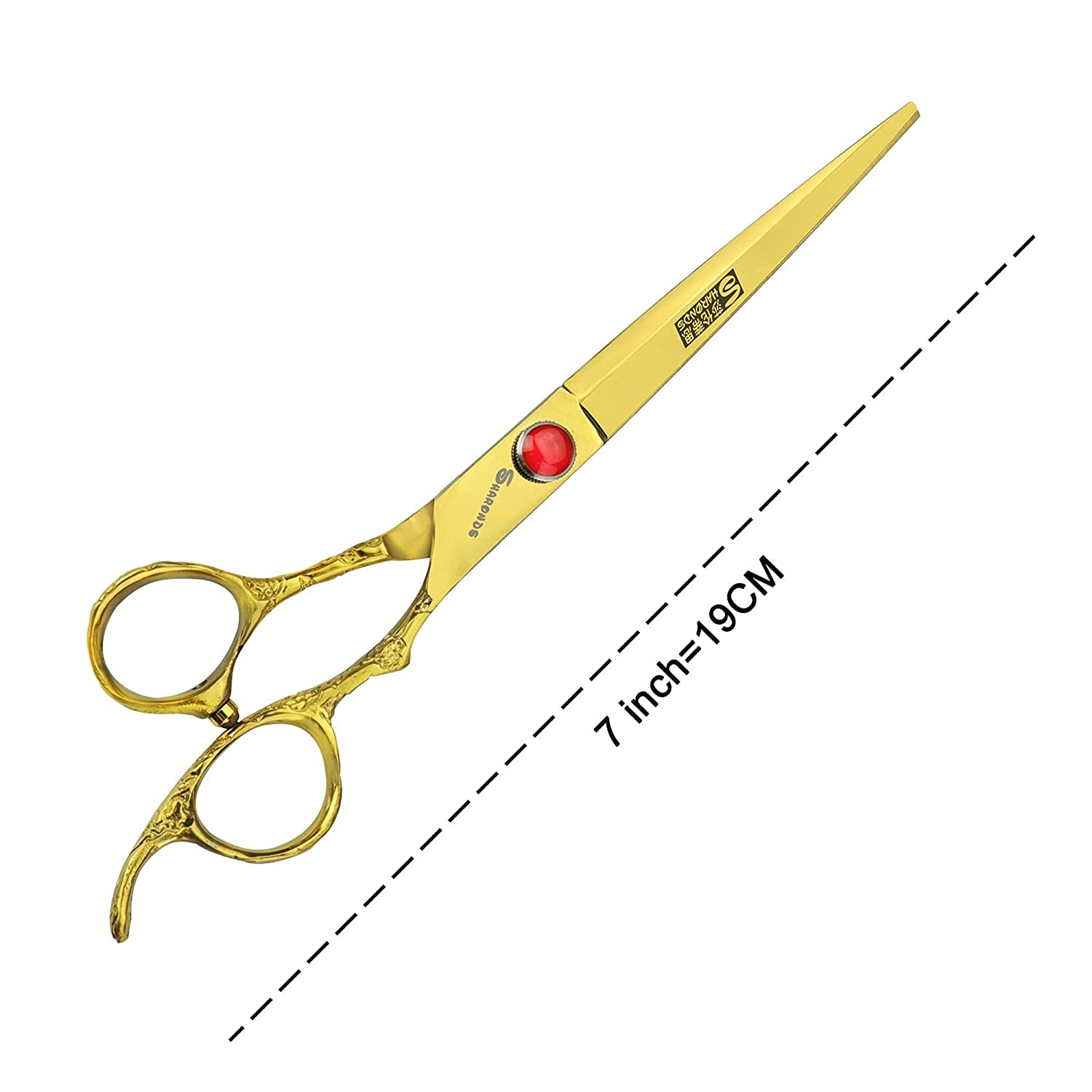 プロフェッショナルヘアカットシザー Amazon.co.jp: 7インチのプロフェッショナルヘアシザー、理髪店向けの